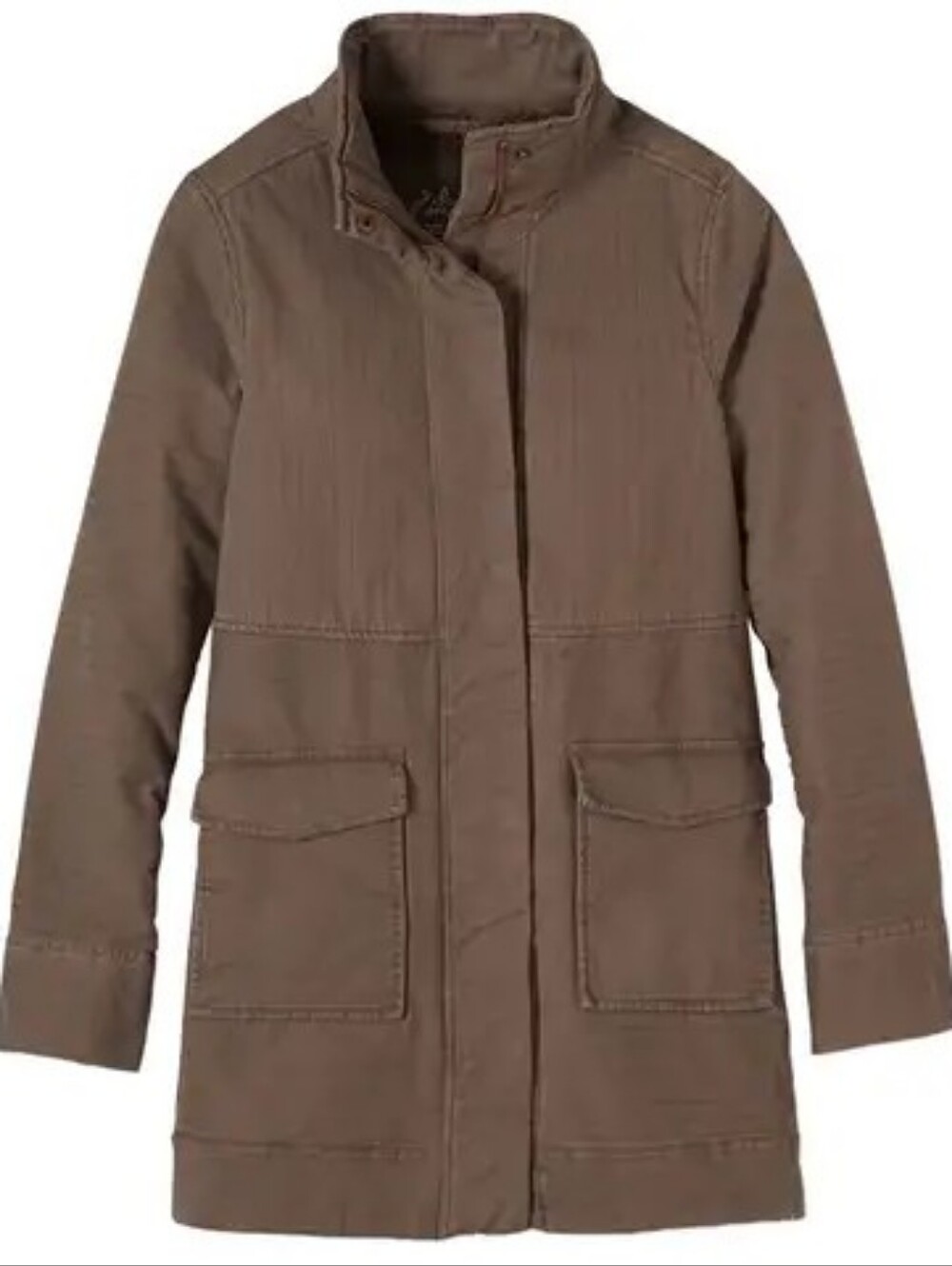 PRANA Military Green Trip Jacket Charcoal Sherpa Lined - Discontinued